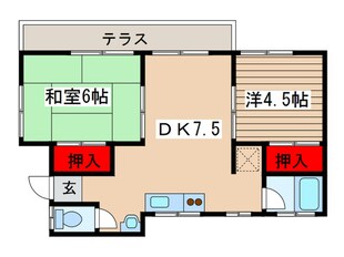 パピヨン井上の物件間取画像